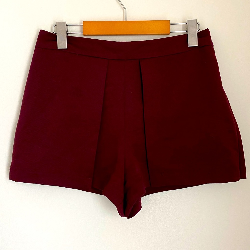 Maroon Skort